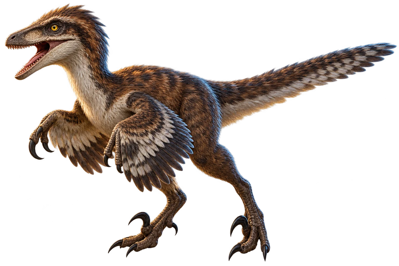 Illustrated reconstruction of Velociraptor